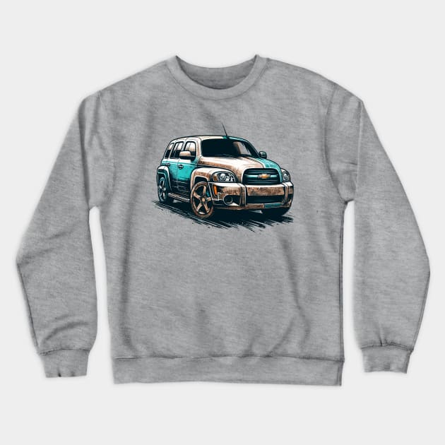 Chevrolet HHR Crewneck Sweatshirt by Vehicles-Art